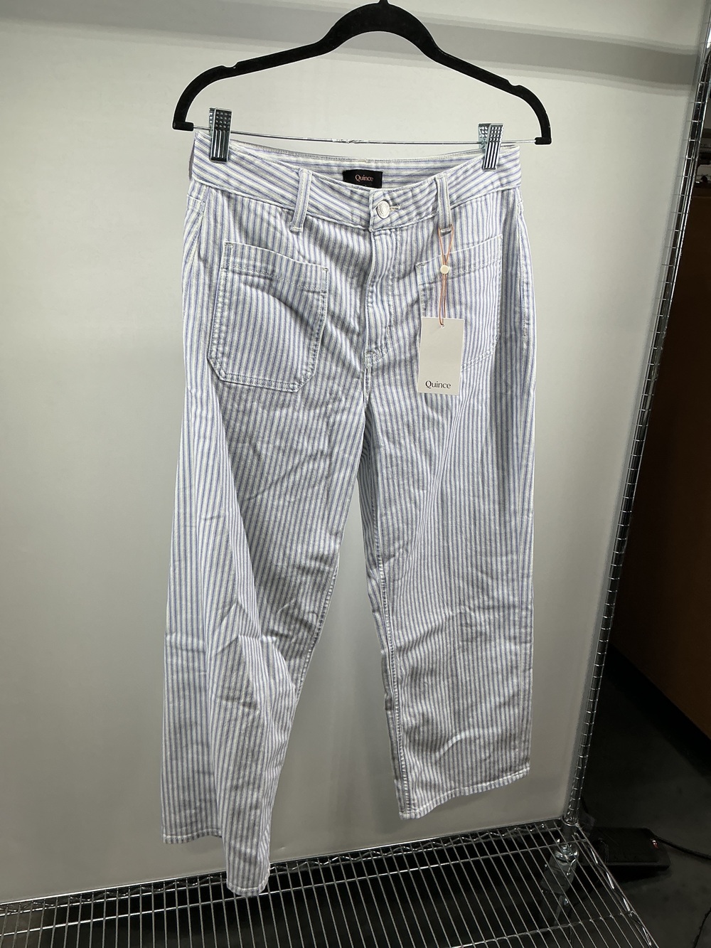 Bella Stretch Patch Pocket Wide Leg Jeans - 26"